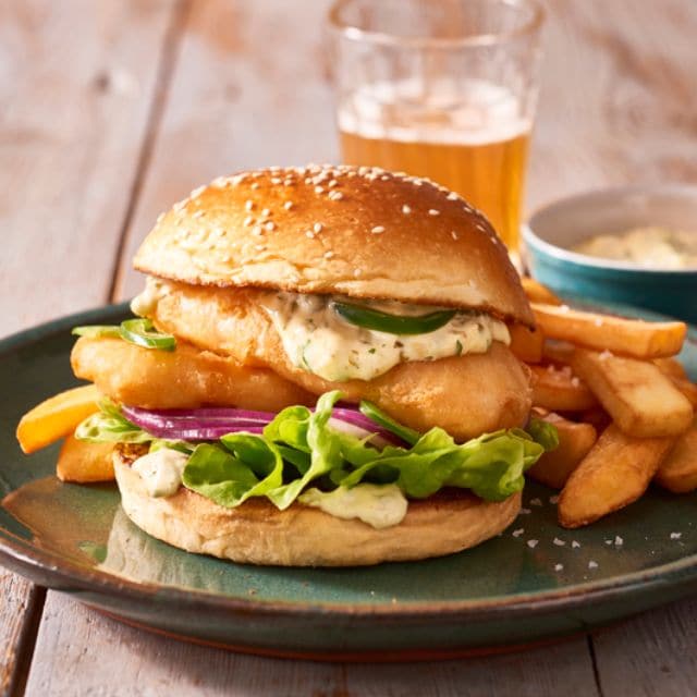 Fish Burger et tartare fumé